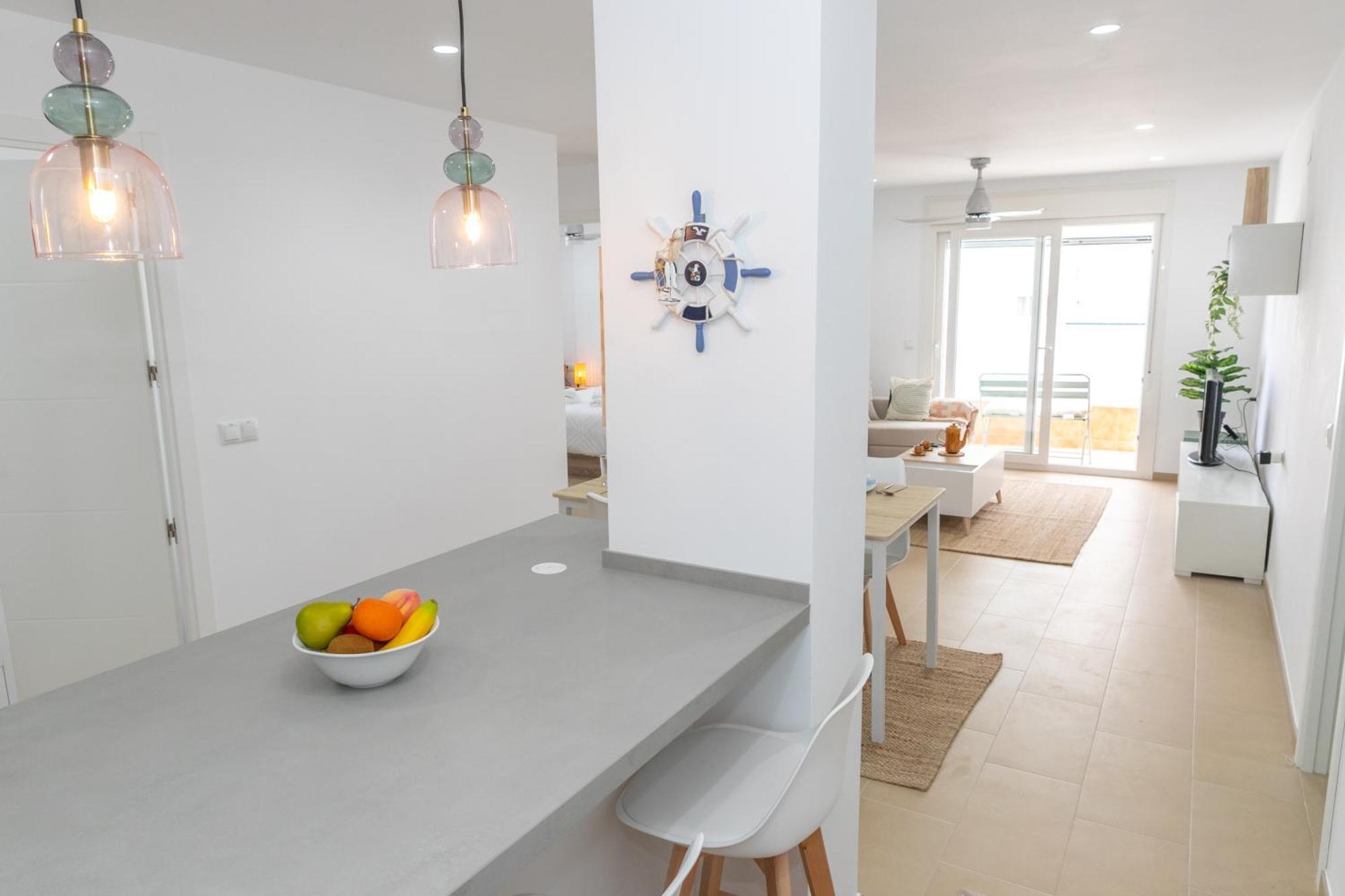 Casa Melva - Primera Linea Con Terraza, Moderno Барбате Экстерьер фото